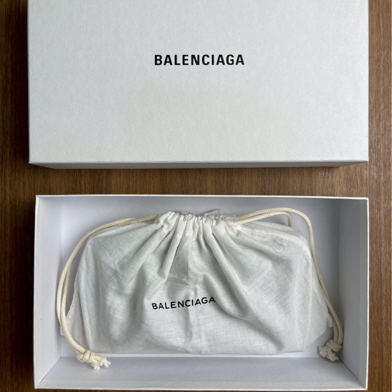【全新正品】Balenciaga 經典拉鍊長夾 灰色 機車包鉚釘款 附盒防塵袋-5