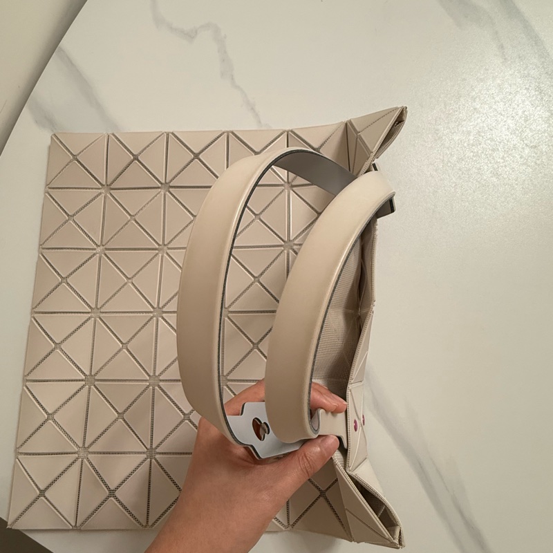 issey miyake baobao 米白拼粉紅-4