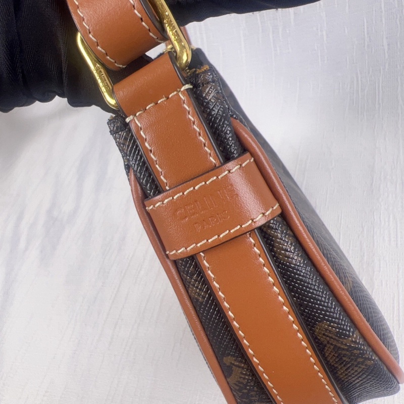 98新Celine賽琳 AVA系列 mini老花凱旋門腋下包-8