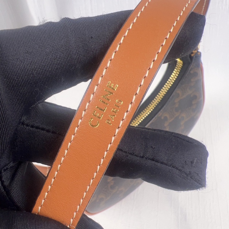 98新Celine賽琳 AVA系列 mini老花凱旋門腋下包-10