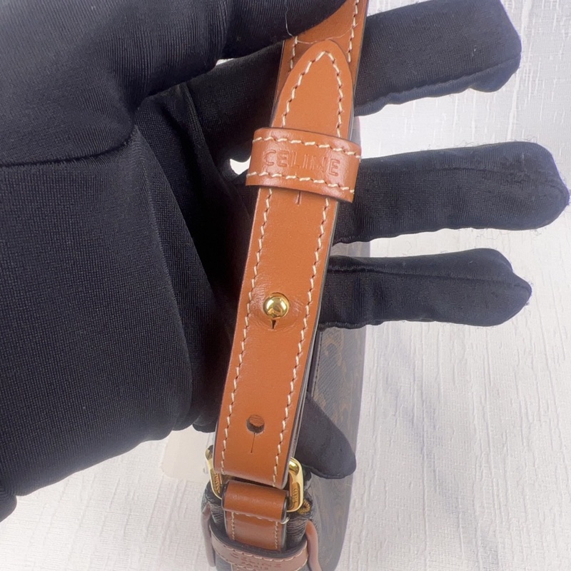 98新Celine賽琳 AVA系列 mini老花凱旋門腋下包-11