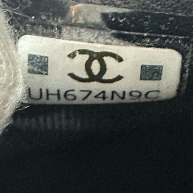 Chanel ap3232 黑色羊皮雙C鏈條斜背包 月牙包mini-20