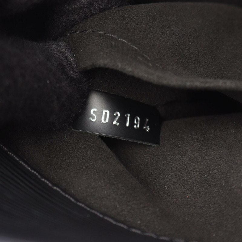 路易威登 Marly MM 兩用單肩背包 M94612 Epi 皮革黑色二手 LV-4