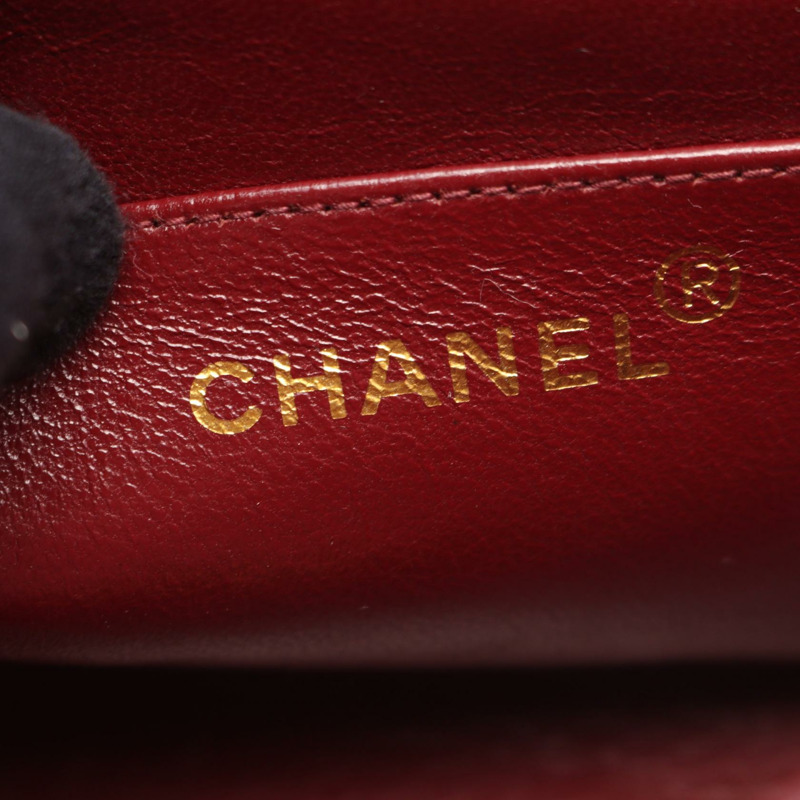 CHANEL Matelasse Diana 翻蓋鏈條單肩包 A01164 羔羊皮 BK GHW 二手-3