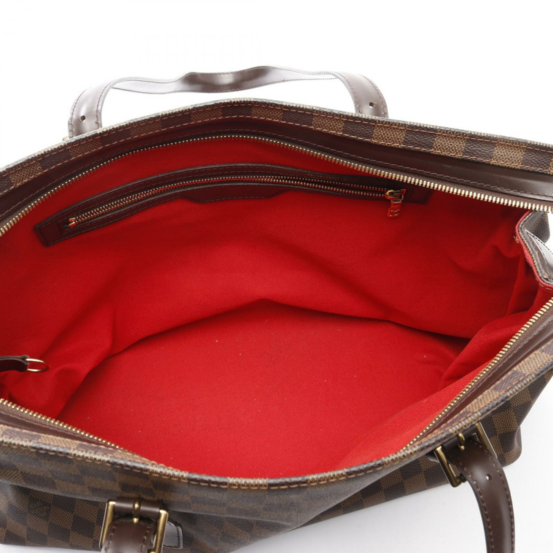 LOUIS VUITTON Chelsea 單肩托特包 N51119 Damier 帆布 Ebene 二手女士 LV-2