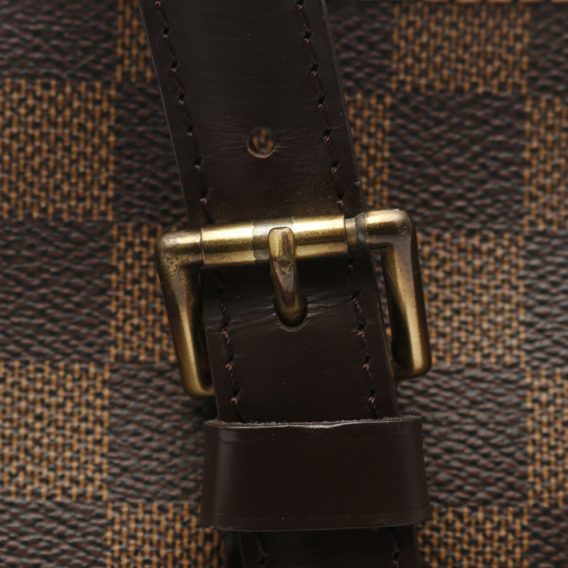 LOUIS VUITTON Chelsea 單肩托特包 N51119 Damier 帆布 Ebene 二手女士 LV-9