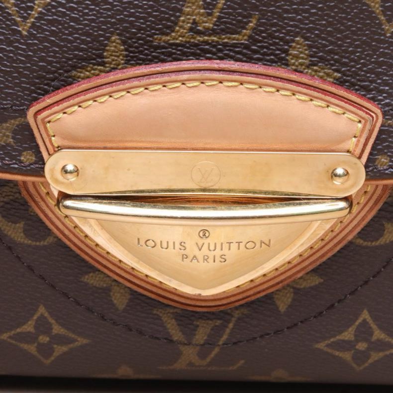 LOUIS VUITTON(路易威登) 中古 金扣元寶單肩包 老花 PVC 金扣 2008-5