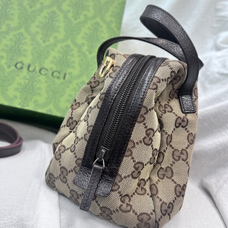 GUCCi經典緹花手提包-4