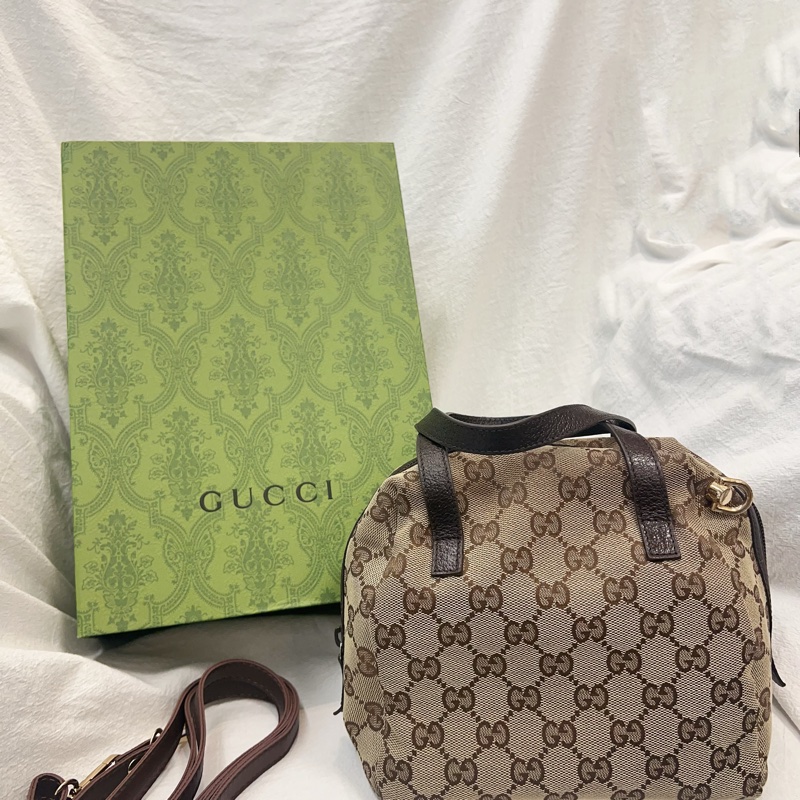 GUCCi經典緹花手提包-6
