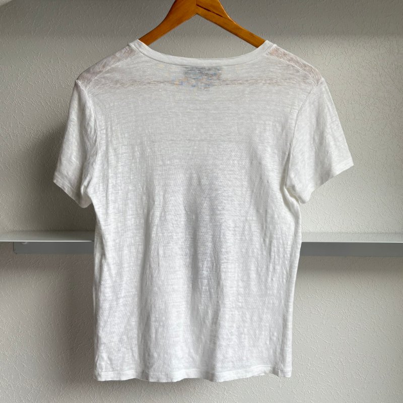 ::GUCCI:: 立體草莓圖樣刺繡 白色短袖上衣-1