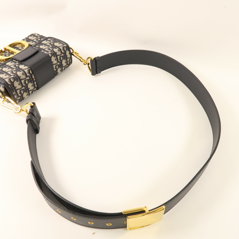 Dior 帆布30 Montaigne金扣肩背袋-13