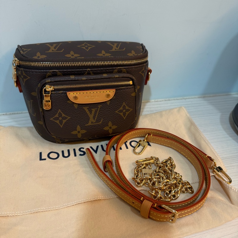 LV minibumbag monogram 迷你腰包-5