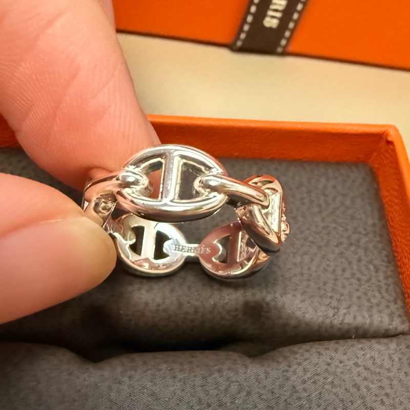 Hermès 豬鼻子戒指 51、52-7