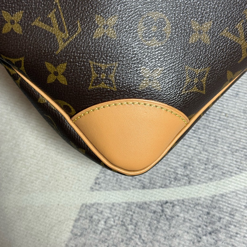 （國外購證）Louis Vuitton ODEON MM Monogram 帆布斜背/肩背二用包-9