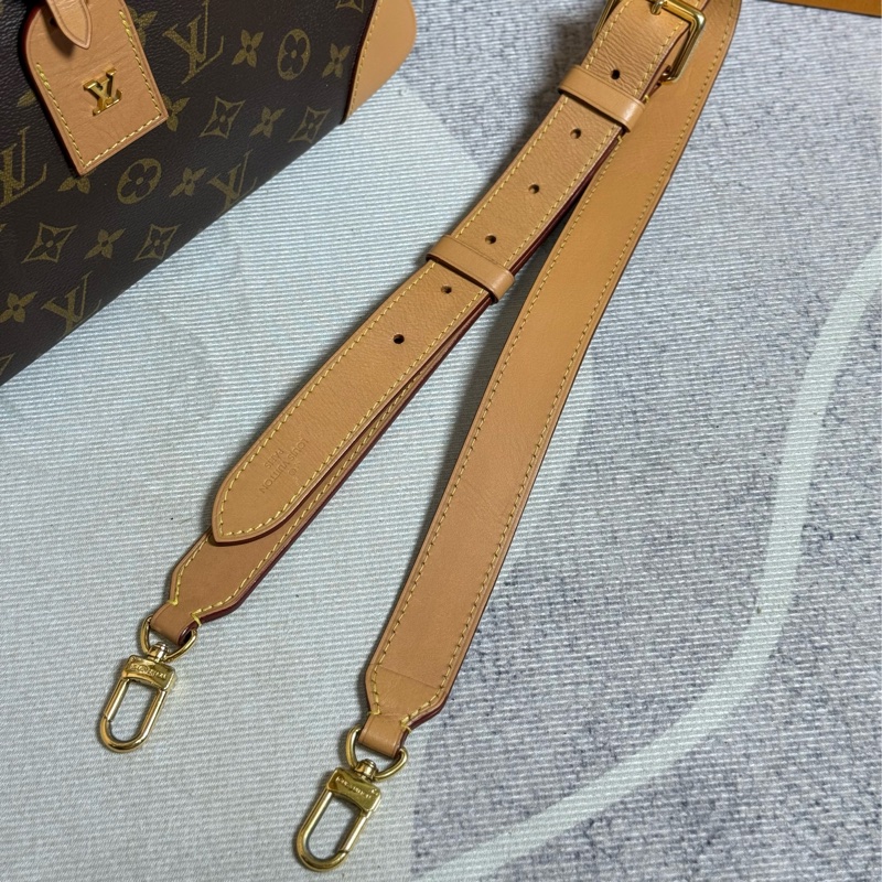 （國外購證）Louis Vuitton ODEON MM Monogram 帆布斜背/肩背二用包-18