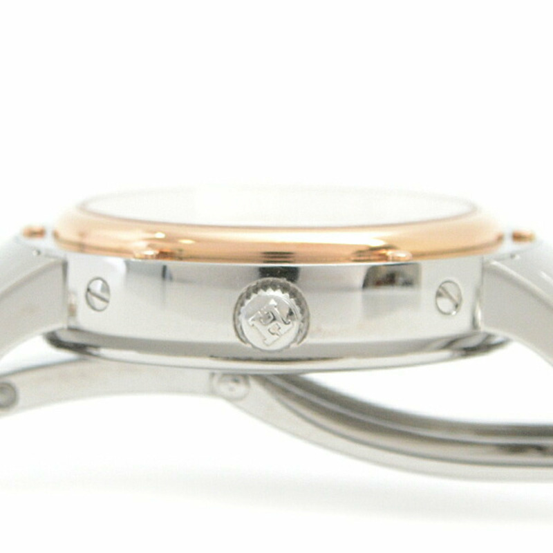 愛馬仕 (Hermes) 女士手錶 Clipper Nacle 經典電池供電白色貝殼錶盤不銹鋼 SS x GP HERMES CP1.221-5