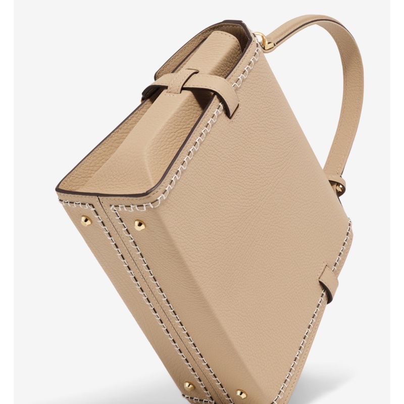 DELVAUX Tempête PM Leather Harmony手提肩背包-4