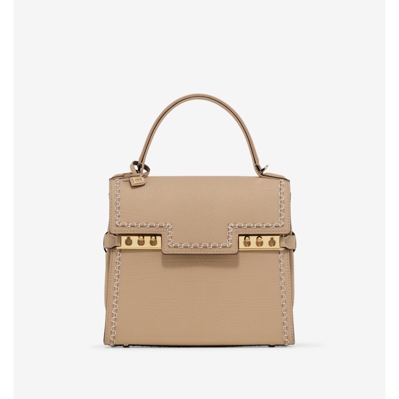 DELVAUX Tempête PM Leather Harmony手提肩背包-7