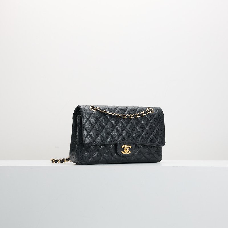 Chanel cf25黑金牛-4