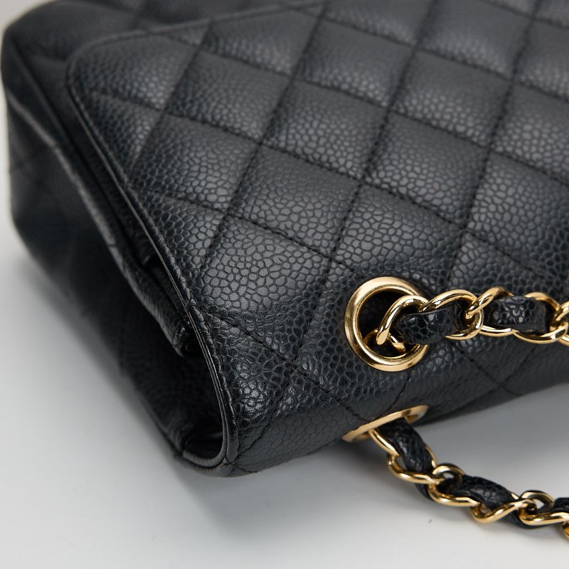 Chanel cf25黑金牛-9