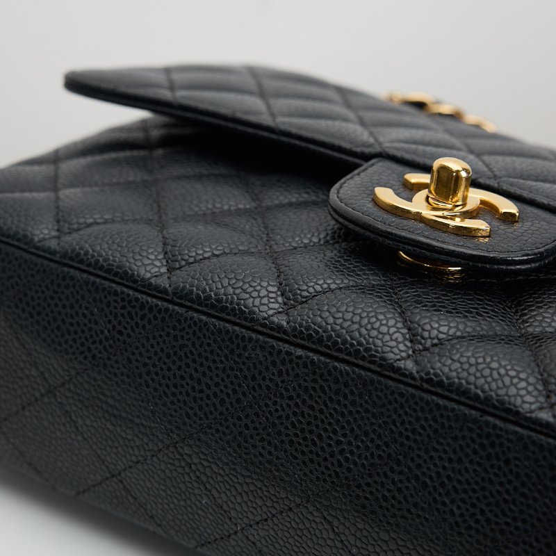 Chanel cf25黑金牛-11