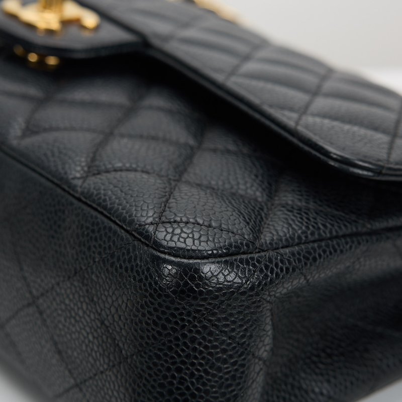 Chanel cf25黑金牛-13