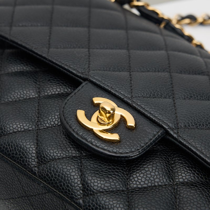 Chanel cf25黑金牛-14
