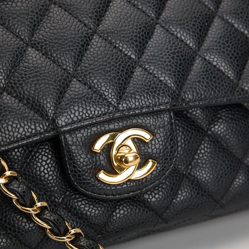 Chanel cf25黑金牛-15
