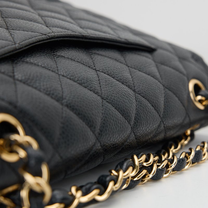 Chanel cf25黑金牛-16