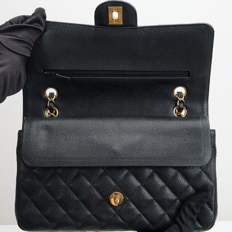 Chanel cf25黑金牛-19