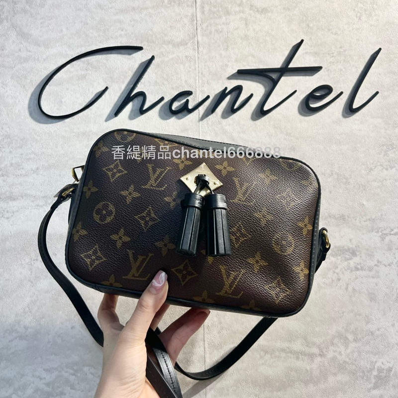 💗香緹國際精品💗 Lv Saintonge 流蘇老花相機包 晶片款 狀況極好-0