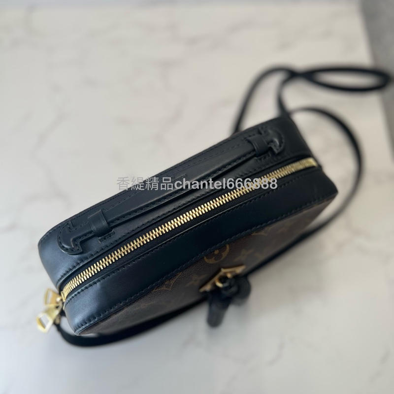 💗香緹國際精品💗 Lv Saintonge 流蘇老花相機包 晶片款 狀況極好-7