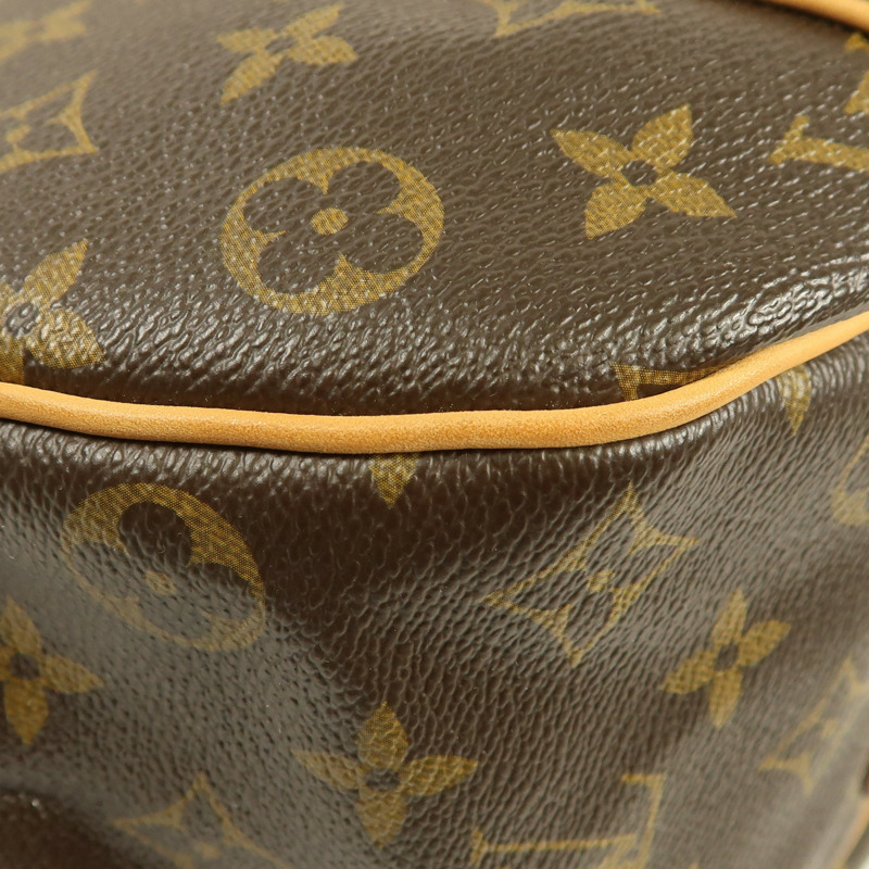 LOUIS VUITTON Monogram Galliera GM金扣肩背袋-10