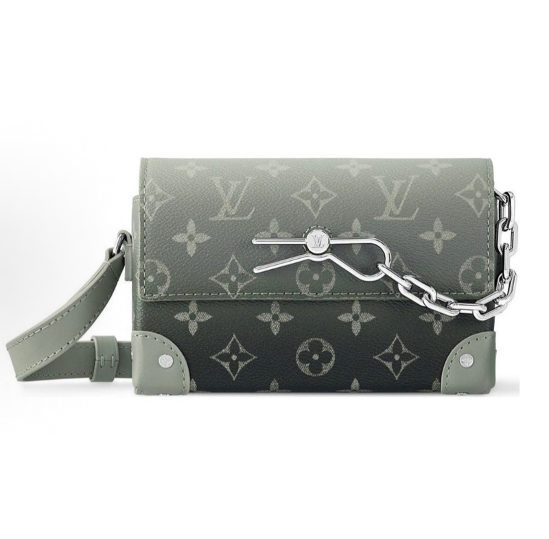 LOUIS VUITTON Steamer WW 單肩斜挎包 男款 卡其綠-0