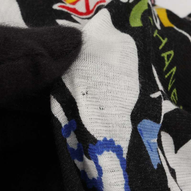 CHANEL COCO Mark Camelia 洋裝 P30594 棉質黑色多色 #44 二手女款-6