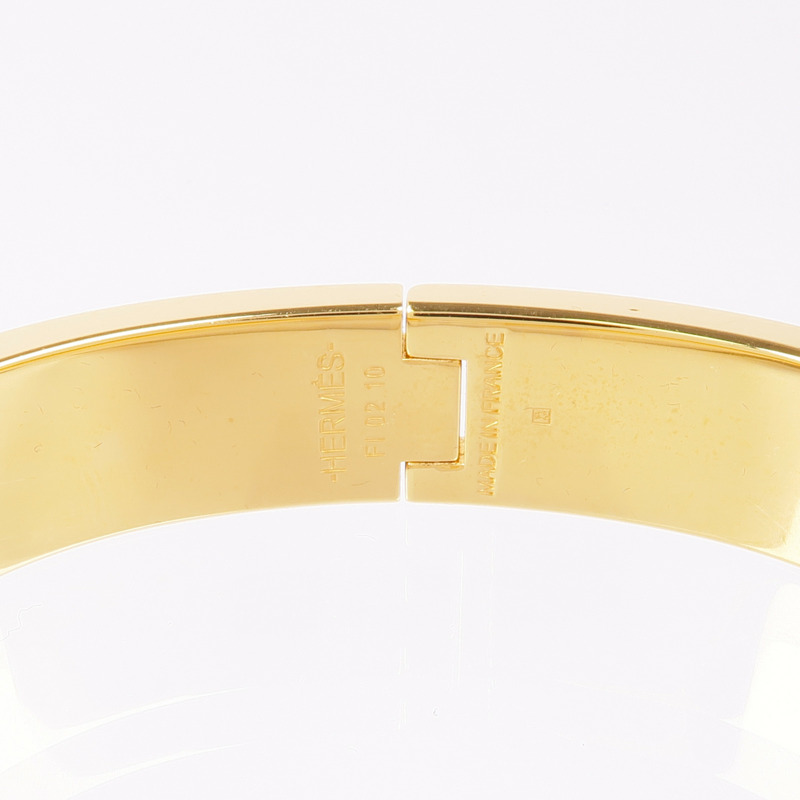 HERMES 琺瑯/金屬Clic H手鐲-6