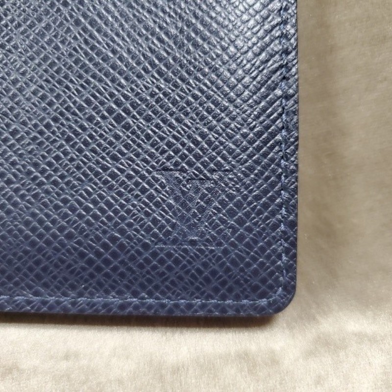 LOUIS VUITTON LV深藍色 袋裝萬用錢包 卡夾 名片夾 M30535-5