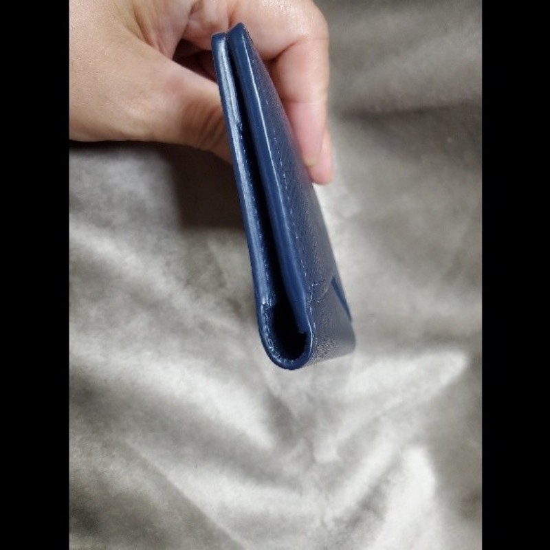 LOUIS VUITTON LV深藍色 袋裝萬用錢包 卡夾 名片夾 M30535-34