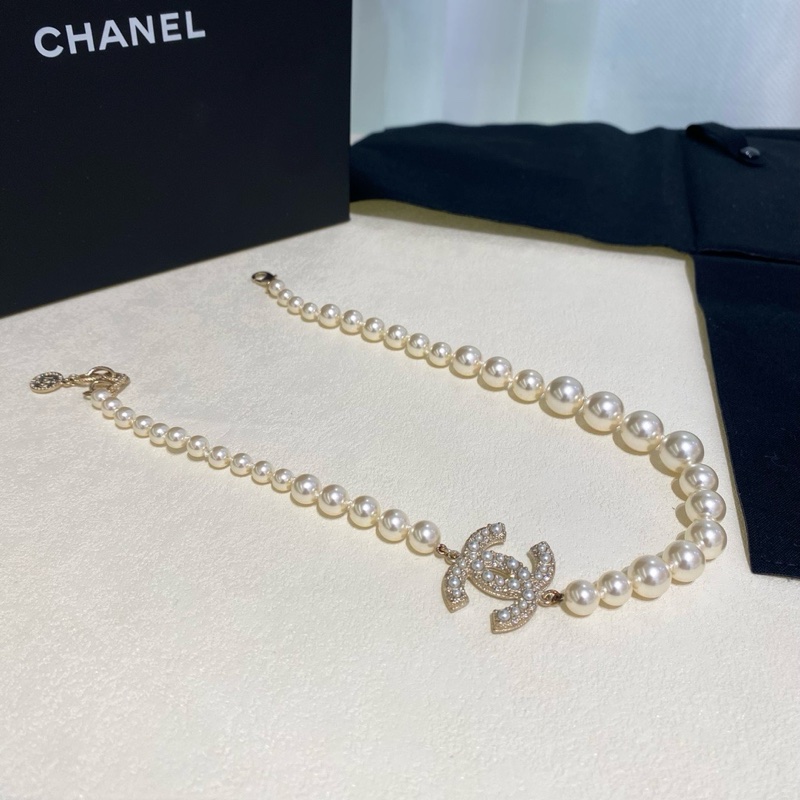 Chanel香奈儿100周年纪念款珍珠项链-2