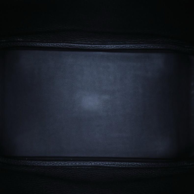 HERMES(愛馬仕) Lindy 30 89黑色 TC皮 Y刻 金扣-4