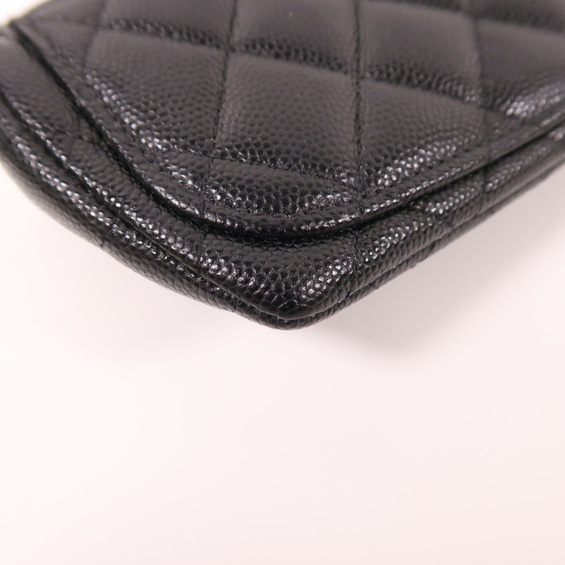CHANEL 牛皮皮革Shoulder Bag銀扣鏈帶肩背袋-14