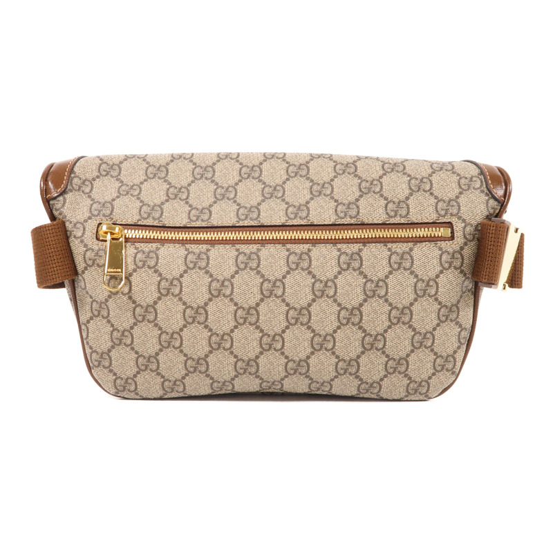 GUCCI 塗層帆布Waist Bag金扣腰包-1