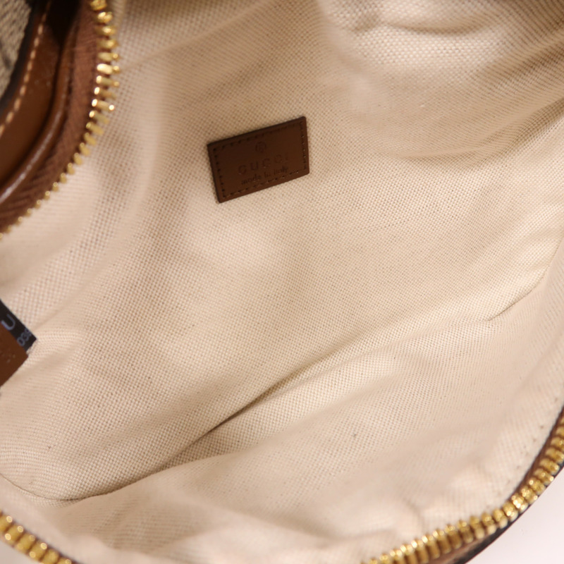 GUCCI 塗層帆布Waist Bag金扣腰包-4