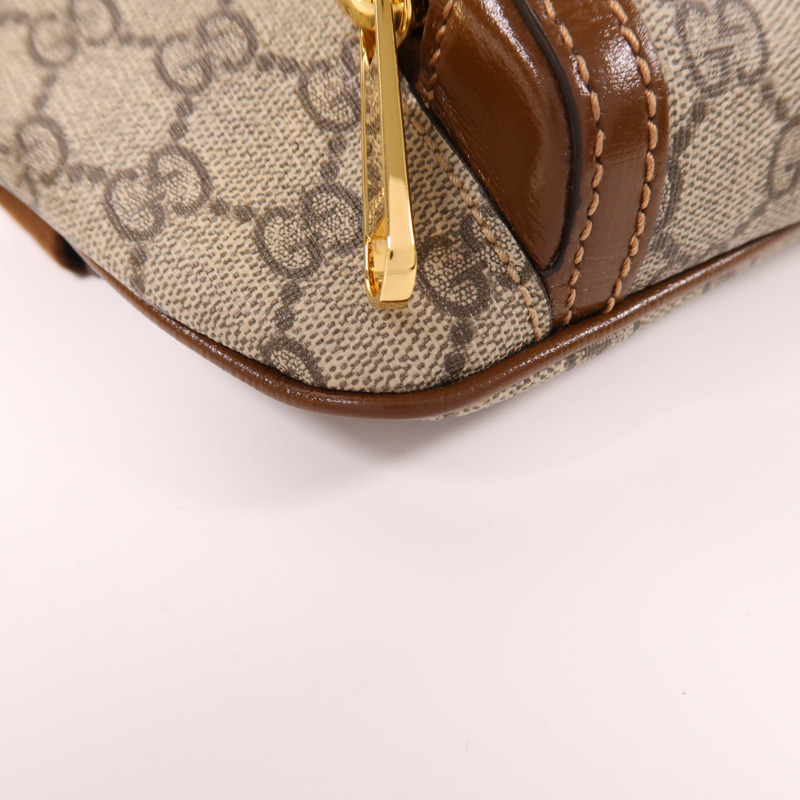 GUCCI 塗層帆布Waist Bag金扣腰包-11