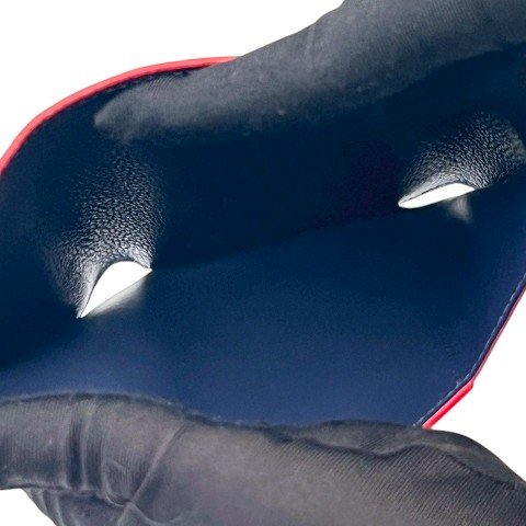 LV皮夾 Victorine深藍牛皮信封三折短夾M64577-8