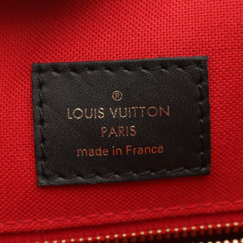 LOUIS VUITTON On the Go MM 托特單肩包 M45321 Monogram Giant Reverse 棕色-3