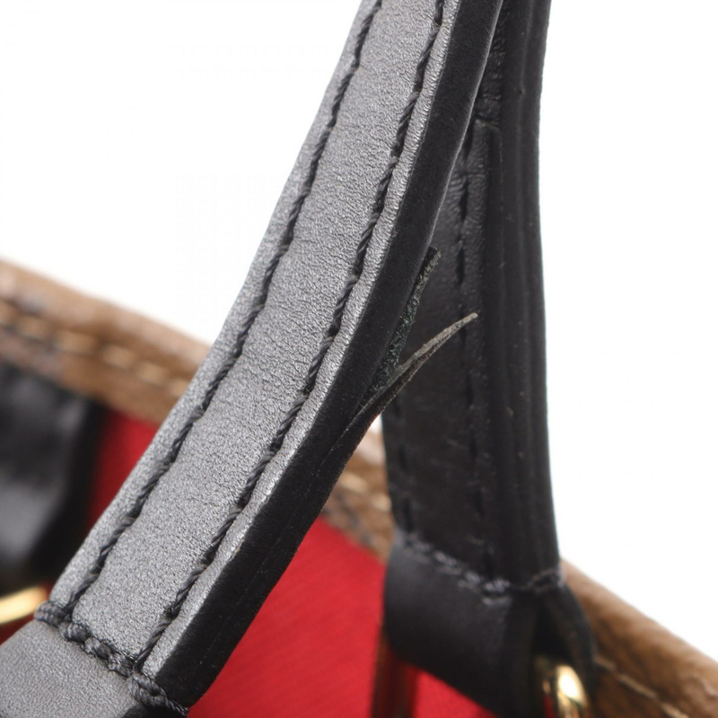 LOUIS VUITTON On the Go MM 托特單肩包 M45321 Monogram Giant Reverse 棕色-4