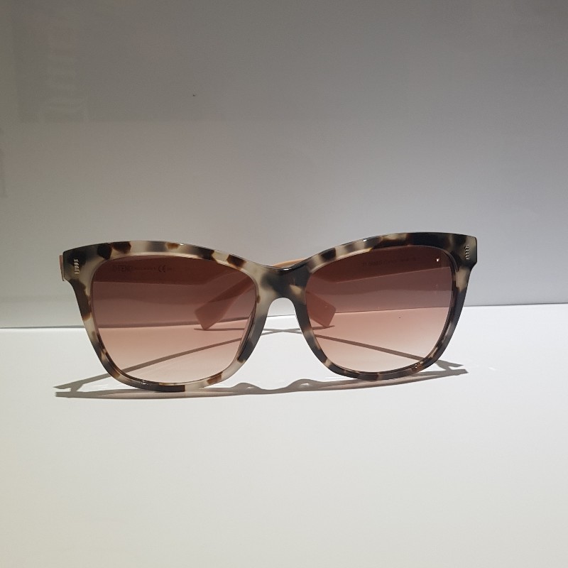 FENDI 時尚造型太陽眼鏡 (豹紋色)-1