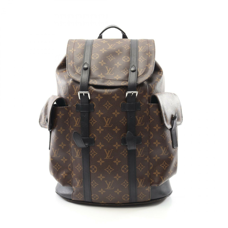 LOUIS VUITTON Christopher MM Rucksack 背包 M43735 Monogram 蟒蛇皮-0