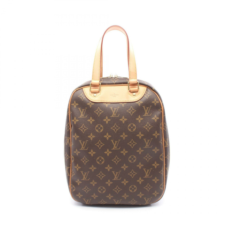 LOUIS VUITTON Excursion 手提包 M41450 Monogram 帆布皮革棕色二手 LV-0